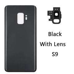 New for Samsung Galaxy S9 g960 g960f S9 Plus g965f battery back cover 3D glass panel rear door housing case camera lens replace