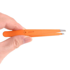 Eyebrow Tweezer 1 Piece Colorful Hair Beauty Fine Hairs Puller Stainless Steel Slanted Eye Brow Clips Removal Makeup Tools
