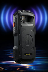 4G LTE Senior Flip Phone for Elderly Large Buttons Powerbank Long Standby SOS Call LED Light Loud Sound Fast Dial