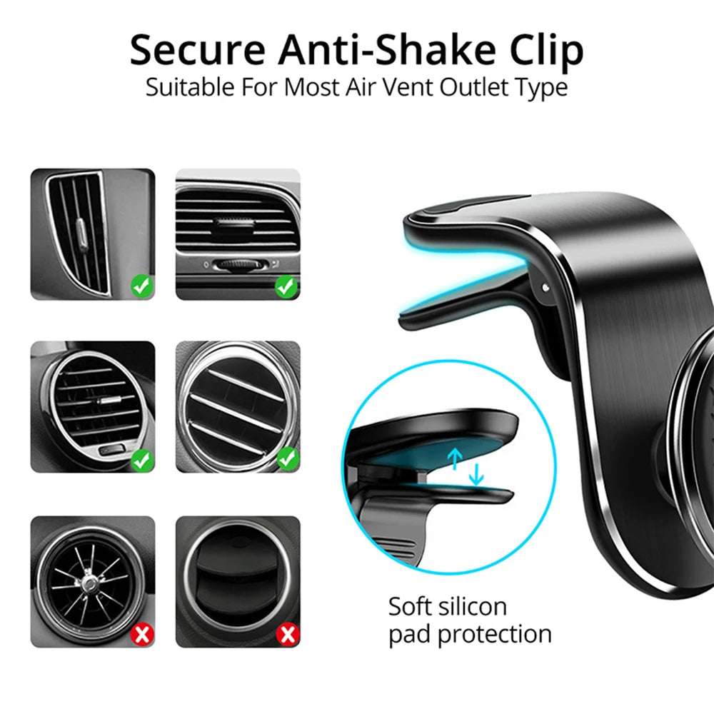 Magnetic Car Phone Holder Mobile Support For The Car Cell phone Support Mobile Door For Auto For iphone Xiaomi Huawei Samsung