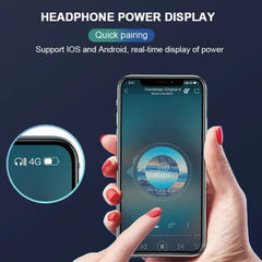 سماعات أذن لاسلكية Y50 TWS Fone Bluetooth مع تحكم باللمس وسماعة رأس لاسلكية مزودة بميكروفون وسماعات أذن بلوتوث