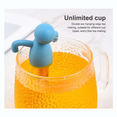 Stainless Steel Tea Infuser Kitchen Accessory Household Use Reusable Metal Makeup Brushes  Massage Kitchen Dining Bar Garden
