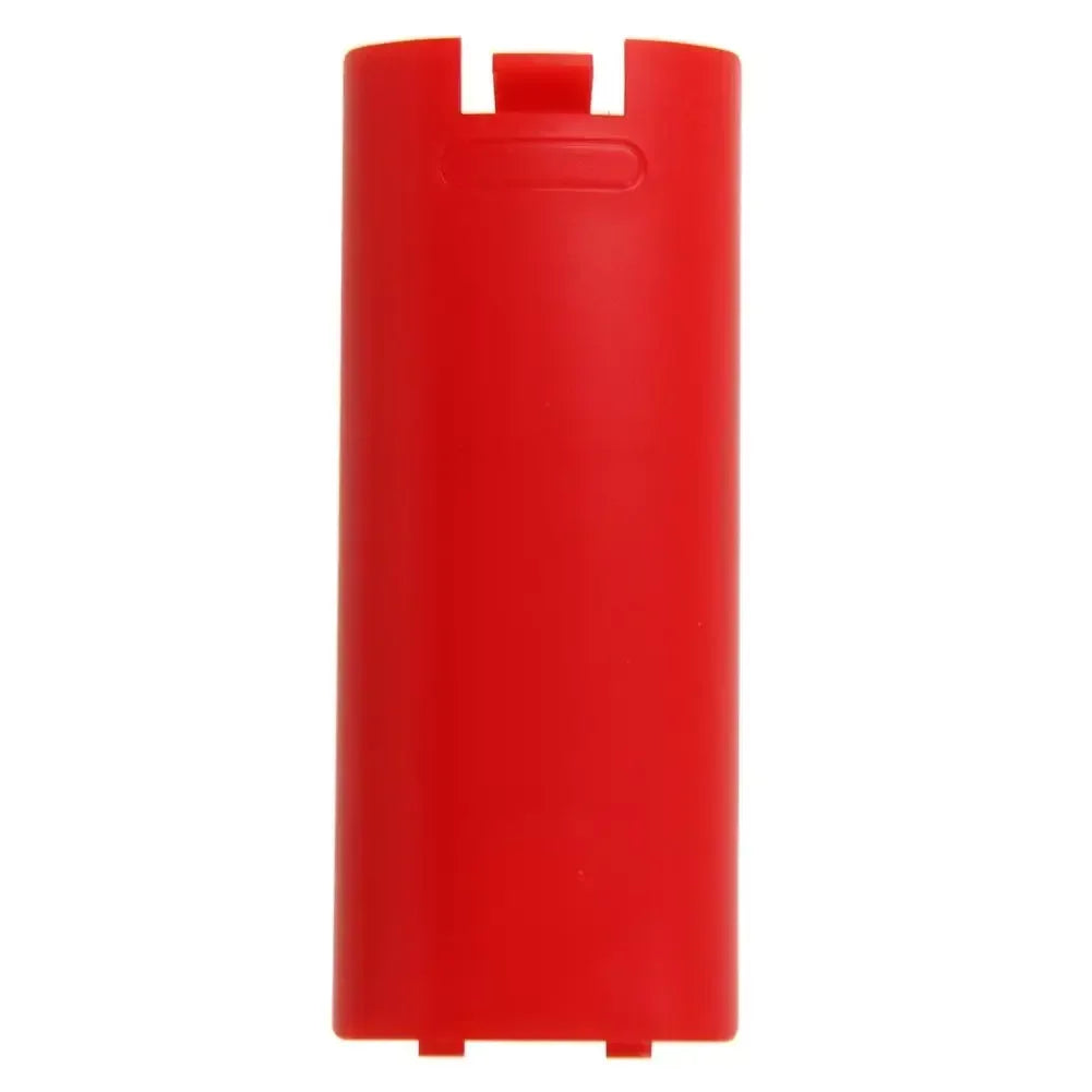 Wii remote battery cover, red plastic back panel