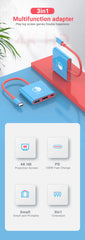 Game Dock 4K HDMI USB 3.0 Hub Adapter USB C Splitter TV Portable Docking Station for Laptops PC iPad MacBook Air Pro
