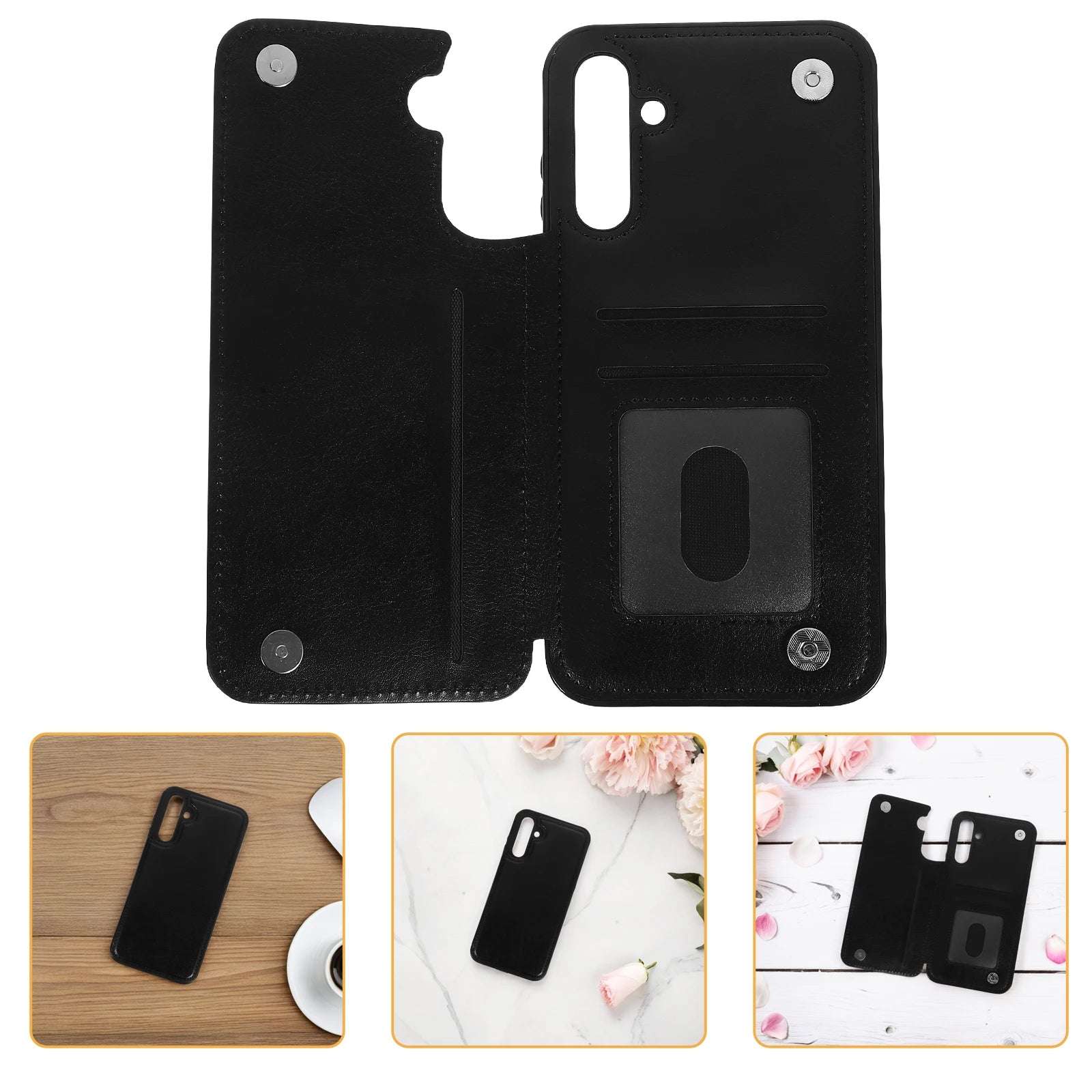 A15 5G Phone Case Wallet Style Durable Material Precise Cutouts Stylish Cell Covers Card Cases Men Phone Case