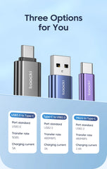 Toocki OTG USB 3.0 To Type C Adapter Micro To Type C Male To USB 2.0 Female Converter for Macbook Xiaomi Samsung OTG Connector