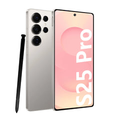 هاتف FUFFFI S25 Pro الذكي 5G الهواتف المحمولة بنظام Android 12، شاشة 6.8 بوصة، 12 + 512 جيجابايت، هاتف محمول 24 + 48 ميجابكسل، 5800 مللي أمبير في الساعة، متجر Google Play، هاتف