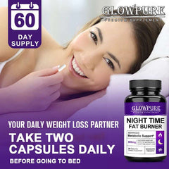 Powerful Natural Night time Fat Burning and Cellulite Weight Loss Pills for Lean Physique Detoxification Promotes Metabolism