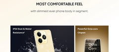 realme C61 Smartphone 5000mAh Battery 15W SUPERVOOC Charge 50MP AI Camera 90Hz Display IP54 AI Engine 256GB NFC