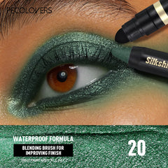 1PC Eye Brightening, Sponge Tip, Easy To Apply, Even and Smooth, 2-in-1 Eye Shadow Stick, Perfect for Music Festivals