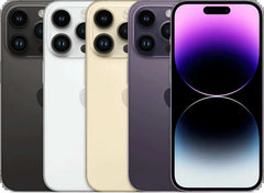 Unlocked Used Apple iPhone 14 Pro 128GB 256GB  ROM 6GB RAM Dual eSIM 1SIM + 1eSIM 6.1" OLED Face ID  A15 5G