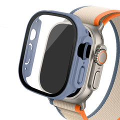 Glass+case For Apple Watch Ultra 2 case 49mm smartwatch PC Bumper+Screen Protector Tempered Cover iwatch series band Accessories