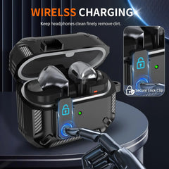 غطاء قفل أمان لهاتف Samsung Galaxy Buds 3 Pro Buds3 Buzz 3 Pro Case مقاوم للصدمات لهاتف Samsung Buds 3 Pro Sleeve مع خطاف