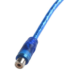 2Pcs Set RCA Audio Cable "Y" Splitter Adapter Computer 1 Female To 2 Males Cord 12 Inch Cables For Home Audio