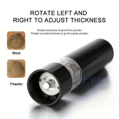 Automatic Electric Pepper Grinder And Salt Mill-Adjustable Spice Crusher Forkitchen Gadgets And Supplies-Reusable