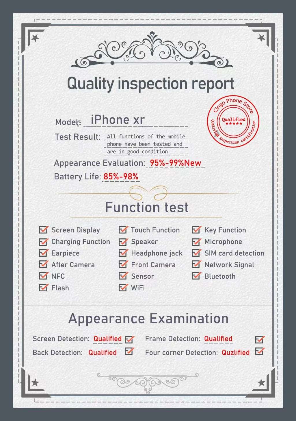 Unlocked Original iPhone XR Face ID 6.1" 3G RAM 64GB/128GB/256GB ROM 4G  Smartphone iphonexr