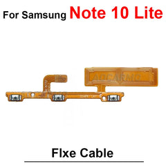 قطعة غيار كابل مرن لإصلاح أزرار التحكم في مستوى الصوت وتشغيل وإيقاف تشغيل هاتف Samsung Galaxy Note 10 Plus Lite