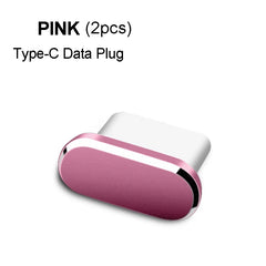 Metal Type C Dust Plugs Cellphone Anti-dust Protectors for Apple IPhone 15 Pro Max/15 Plus/15 Pro Samsung Dustplug