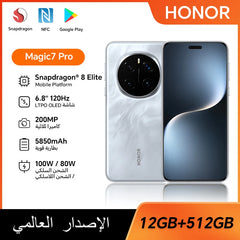 HONOR Magic7 Pro 5G Mobile Phone, AI Falcon Camera,12GB RAM 512GB, All-Day Battery,IP69 & IP68 Water Resistance, AI