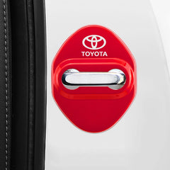 4PCS Car Door Lock Cover Case For Toyota chr Corolla Camry rav4 Yaris hilux prius avensis auris Prado verso fortuner Accessories