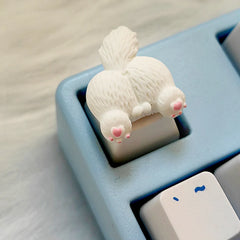 Corgi Hip Personalized Key Cap Cross Shaft Mechanical Keyboard Special ESC 3D Cute Dog Butt Replacement Decoration