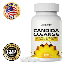 Candida Cleanse - Support Intestinal Detox & Cleansing, Balances Intestinal Flora, Metabolism, Supports Gut, Digestive Health