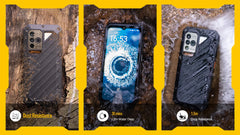 هاتف Ulefone Power Armor 18T Ultra 5G الذكي المتين، Dimensity 7050، ذاكرة وصول عشوائي (RAM) بسعة 512 جيجابايت + ذاكرة وصول عشوائي (RAM) بسعة 24 جيجابايت، حراري من FLIR®، أندرويد 13، بدقة 108 ميجابكسل