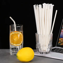50-1000Pcs Multicolor Drinking Straws rietjes Milk Tea Bar Party Wedding Kitchen Home Accessories Beverage Black Straw Wholesale
