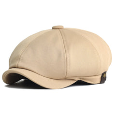 Spring Summer Casual Newsboy caps Breathable Outdoor Retro Beret Hats Octagonal Hat Fashion Solid Flat Caps