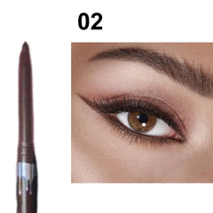 Smooth Eyeliner Gel Pencil Waterproof Long-lasting Ultra-fine Natural Soft Non-Smudge Black Brown Eyeliner Pen Makeup for Eyes