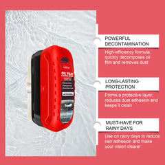 Glass Cleaning Board Universal Glass Cleaning Wipe Board Cleaning Glass Brush for Car Windshield Oil Film Cleaner Glass Coating
