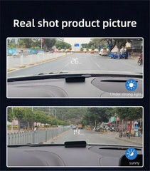 شاشة M3 HUD Obd2 للكمبيوتر الموجود على متن السيارة وشاشة عرض أمامية للزجاج الأمامي وشاشة عرض كبيرة للخط ونظام E-OBD ونظام تحديد المواقع العالمي (GPS) مناسب لجميع السيارات M1