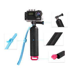 مقبض يد عائم مائي مع قضيب طفو لكاميرا Gopro Hero 12 11 10 9 8 7 6 5 4 3 Xiaomi Yi 4K SJ4000 Action Camera