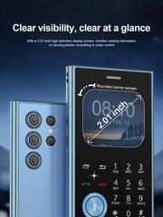 New SERVO V8 Card Cellphone 2G GSM FM Radio Magic Voice MP3 Player Dual SIM Fashion Functional Small Mobile Phone Headphone Jack