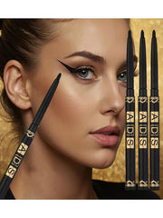 3pcs Long-Lasting Waterproof Black Eyeliner Pencils - Smudge & Sweat Proof for Bold Eye Makeup, Perfect Gift