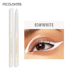 High Pigment Matte Eyeliner Gel Pencil Green Brown White Waterproof Lying Silkworm Pen Soft Eyeliner Lasting Shiny Eye Makeup