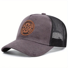 قبعة بيسبول صيفية شبكية للنساء والرجال من ENJOY LIFE مع رقعة حروف Snapback قبعة كاجوال قابلة للتنفس للجنسين قبعات سائقي الشاحنات في الشارع الهيب هوب