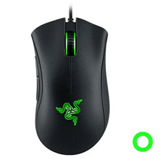 ماوس الألعاب السلكي الأصلي Razer DeathAdder Essential بدقة 6400 نقطة في البوصة مع مستشعر بصري و5 أزرار مستقلة لأجهزة الكمبيوتر المحمولة واللاعبين