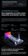 China Version VIVO X200 PRO 5G Dimensity 9400 CPU 6.78 inch AMOLED 120HZ Screen 6000mAh 90W Flash Charger OTA NFC 50MP camera