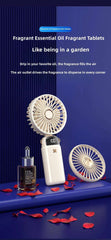 Mini Handheld Small Fan Portable Portable Silent Office Desk Student On Dormitory Charging Outdoor Hand Holding Fan Small
