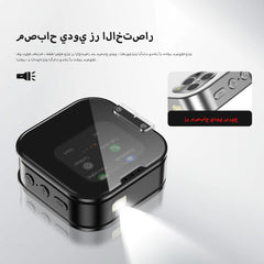 هاتف SERVO i19 صغير الحجم يعمل باللمس مع خاصية الاستعداد وبطاقة SIM مزدوجة ومشغل MP4 وخاصية Magic Voice 2G وشاشة صغيرة دوارة