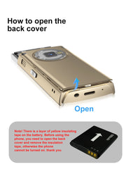 SERVO N95 PRO Mini Sliding Mobile Phone 2 SIM Standby Cellphone Magic Voice Speed Dial Call Recording Flashlight 2.0" Telephones