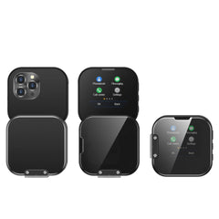 هاتف SERVO i19 صغير الحجم يعمل باللمس مع خاصية الاستعداد وبطاقة SIM مزدوجة ومشغل MP4 وخاصية Magic Voice 2G وشاشة صغيرة دوارة