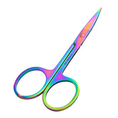1 Pcs Professional Stainles Nails Eyebrow Nose Eyelash Cuticle Trimmer Epilator Scissor Manicure Tool Curved Pedicure Scissors