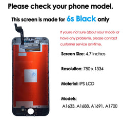180days Warranty LCD for Iphone 6s Screen Replacement Phone Mobile Display Touch Digitizer Assembly Repair Parts Wholesale Kit