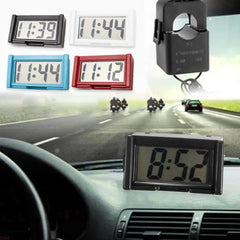 Mini Digital Clock Large Screen Car Dashboard Electronic Clock Self-adhesive Mini Clock Car Clock For Truck Dashboard