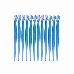 10PCS Japanese Eyebrow Razors Set5 Colors Ultra-Sharp Stainless Steel Blades | Facial Hair & Peach Fuzz Remover for Women/Men