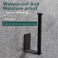 Kitchen Roll Paper Holder Stand Toilet Paper Holder Bathroom Towel Rack Without Drilling Roll Paper Dispenser Kitchen Towel Rack