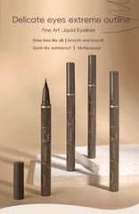 Smooth Very Fine Eyeliner Pen Longacting Quickdrying Waterproof Eyeliner Pen Suitable For Beginners Girls Holiday Gifts