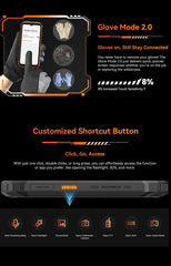 Blackview OSCAL Marine 2 Rugged Phone 8GB RAM 256GB Smartphone AI 11000mAh Battery 6.56 " HD+Display Unisoc T61 Android 15 NFC